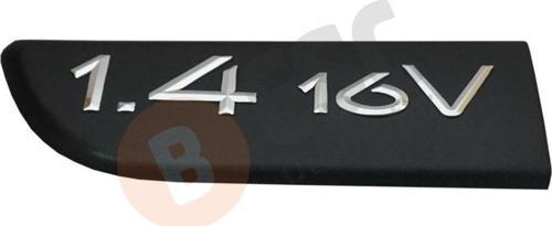 Renault Megane, Scenic 2 İçin Sol Taraf 1.4 16V Monogram Yazısı