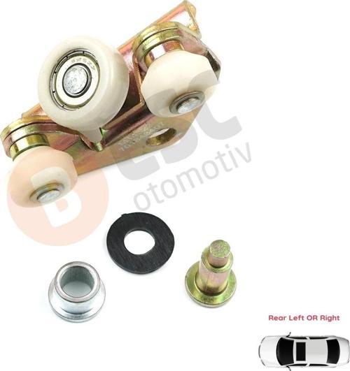 VW Transporter T4 Caravelle 1990-2003 için Arka Sürgülü Kapı Makarası 701843436A