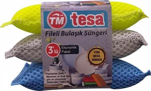 Fileli Bulaşık Süngeri 3 Lü