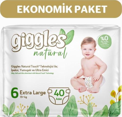 Natural 6 Numara Extra Large 2 Paket 40 Adet