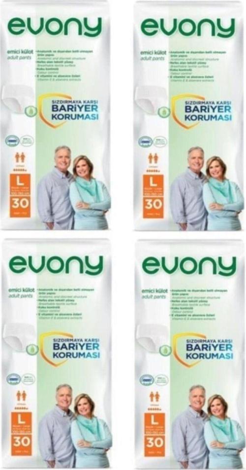Emici Külot Büyük Large 5.5 Damla 30'Lu 4 Paket 120 Adet