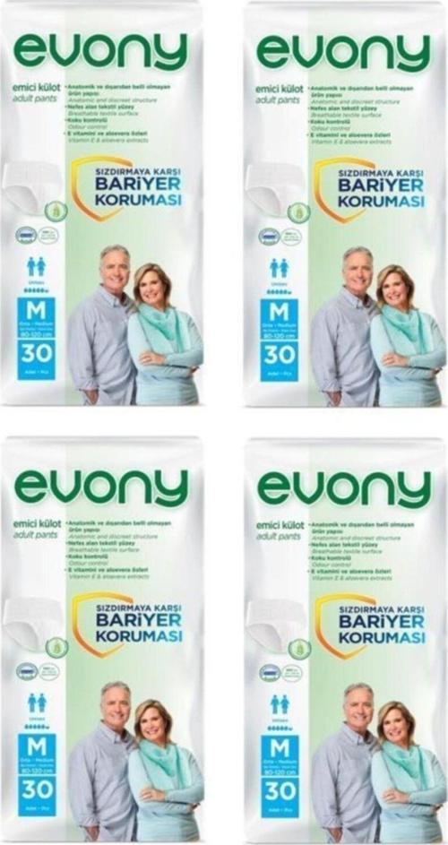 Emici Külot Orta Medium 5.5 Damla 30'Lu 4 Paket 120 Adet