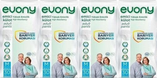 Hasta Bezi Yetişkin Emici Külot M-Orta Boy 120 Adet (4Pk*30)