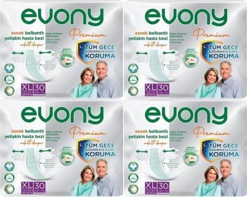 Premium Belbantlı Extra Large Xl Hasta Bezi 120 Adet