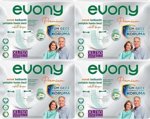 Premium Hasta Bezi Yetişkin Bel Bantlı Tekstil Yüzey Ekstra Büyük (Xl) 120 Adet