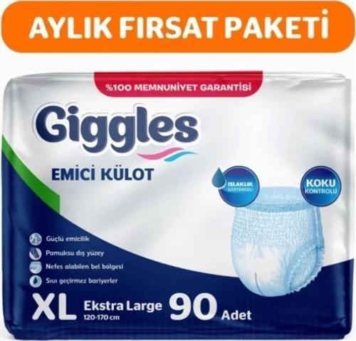 Yetişkin Emici Külot Ekstra Large 30'Lu 3 Paket 90 Adet