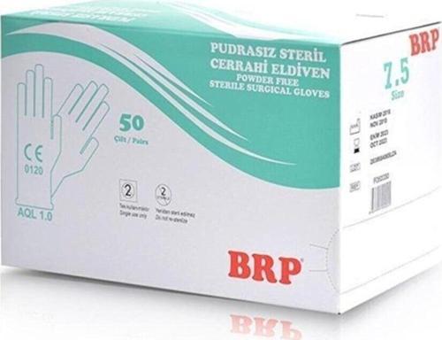 Cerrahi Steril Pudrasız Eldiven -No :7 - 50 Adet.