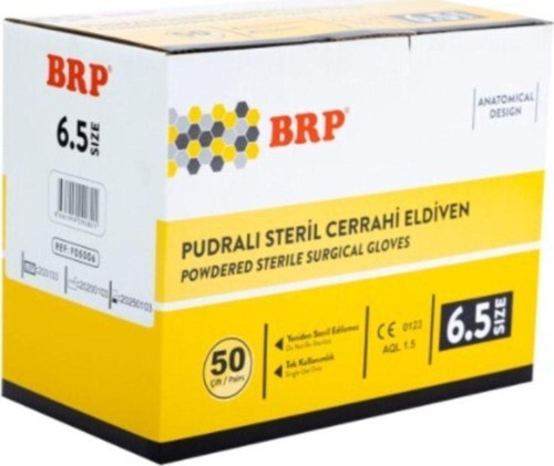 Steril Eldiven Pudralı No:6,5
