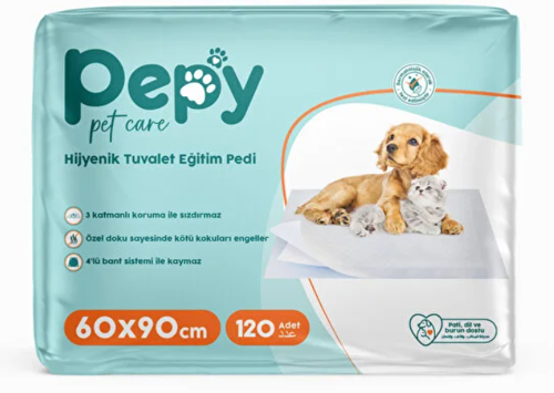 Pet Care Yatak Koruyucu Evcil Hayvan Çiş Pedi 4 Paket * 120 Adet