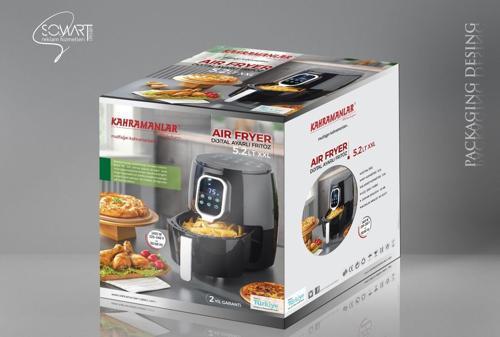 Air Fryer Dijital Ayarlı Fritöz XXL 5 Litre Kapasite