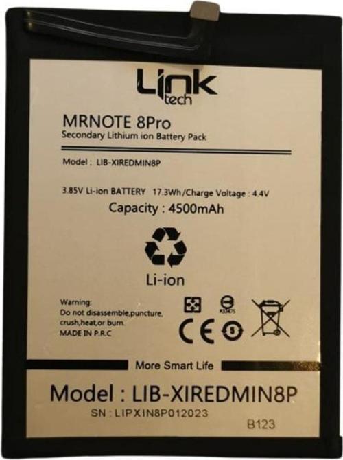 Xiaomi Redmi Note 8 Pro Batarya BM4J 4500 mAh