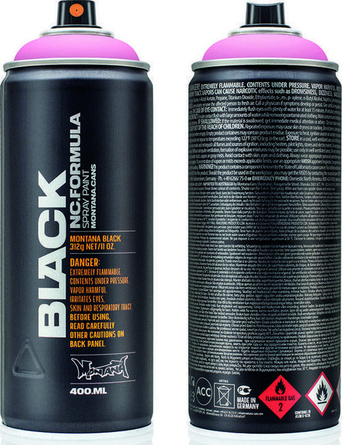 Black Sprey Boya 400ml Pink Cadillac BLK3120