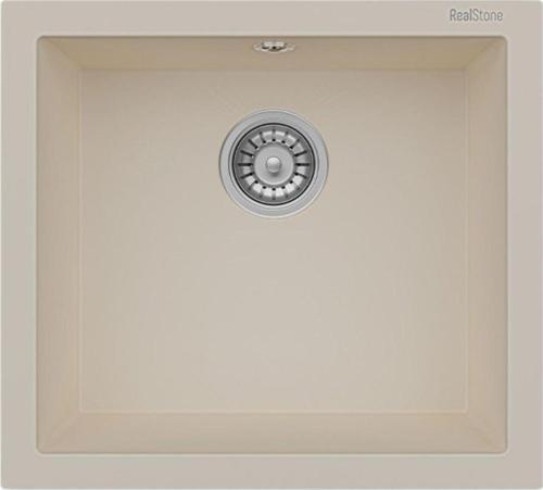 K005 Gordion 52 Krem Granit Mutfak Eviyesi 52x47 cm