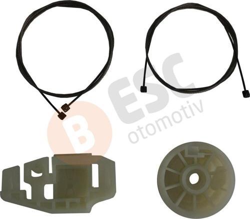 Renault Modus 2003-2008 Makyajsız Kasa 8200277578 İçin Elektrikli Ön Sağ Kapı Cam Kriko Tamir Seti