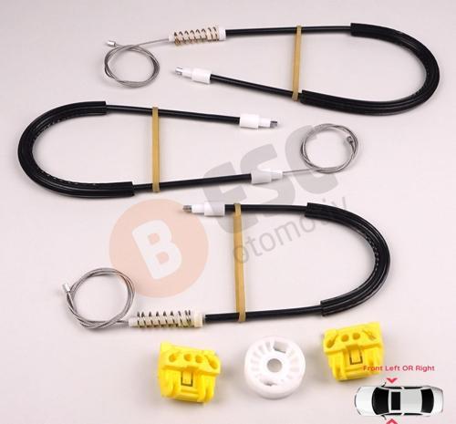 Saab 9-3 MK2 YS3F E50 2002-2015 4/5 Kapı 12755683 12755684 İçin Ön Sağ veya Sol Cam Kriko Tamir Seti