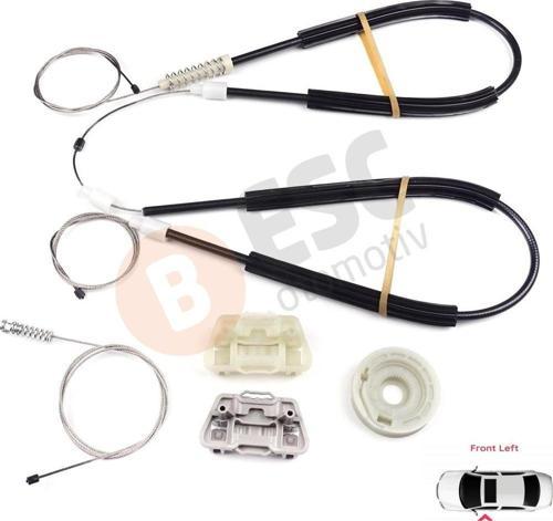 Ford Focus MK1 1998-2005 4/5 Kapı Hatchback Sedan Wagon 1331614 İçin Ön Sol Cam Kriko Tamir Seti