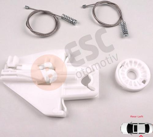 Skoda Fabia MK1 99-2008 4/5 Kapı Praktik Van 6Y0839461 İçin Elektrikli Arka Sol Cam Kriko Tamir Seti