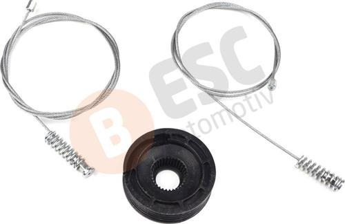 Jaguar XK8/XKR CC İçin Arka Sol Cam Kriko Tamir Seti