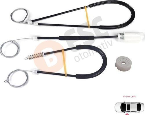 VW New Beetle Cabrio Convertible CC 2003-2010 1Y0837461 İçin Elektrikli Ön Sol Cam Kriko Tamir Seti