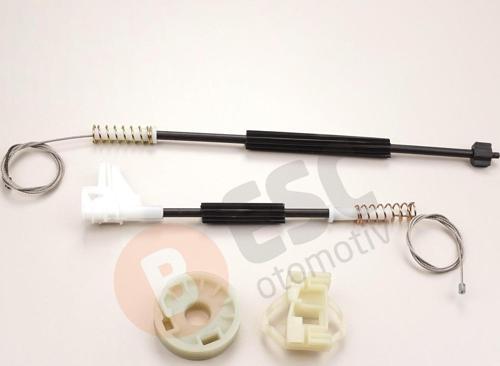 VW Polo Classic Variant Seat Cordoba MK1 Ibiza MK2 6K4839402 İçin Arka Sağ Cam Kriko Tamir Seti