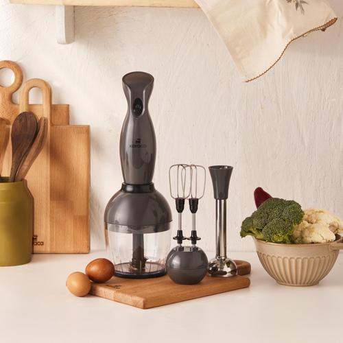 Profoodmix 3'lü Blender Set 1000W Space Gray