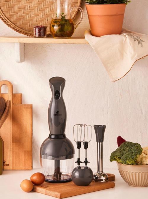 Profoodmix 3'lü Blender Set Space Gray 1000w