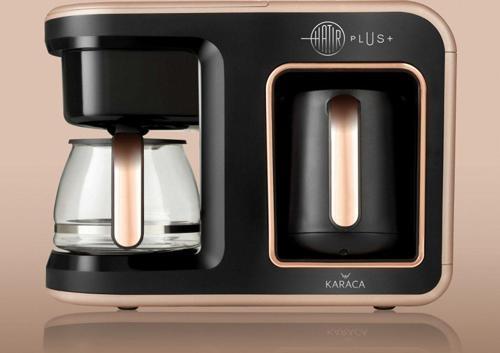 Hatır Plus 2in 1 Türk Ve Filtre Kahve Makinesi Rosie Brown