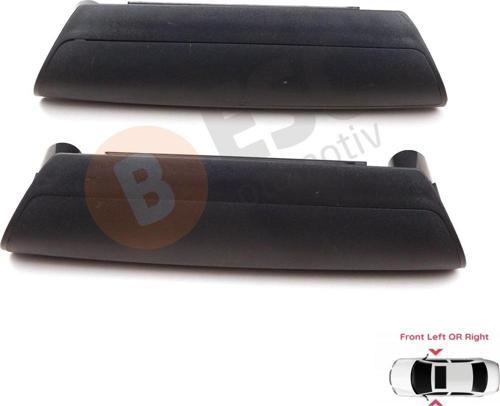 VW Transporter T5 Makyajsız Kasa 2003-2009 İçin Ön İç Kapı Kolu Tutamağı Seti Siyah 7H0867179F 80F