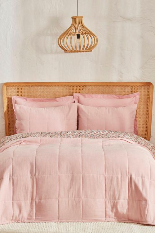 Anna Çift Kişilik Müslin Summer Comfort Pudra