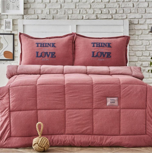 Softy Kırmızı Çift Kişilik Cotton Comfort Set