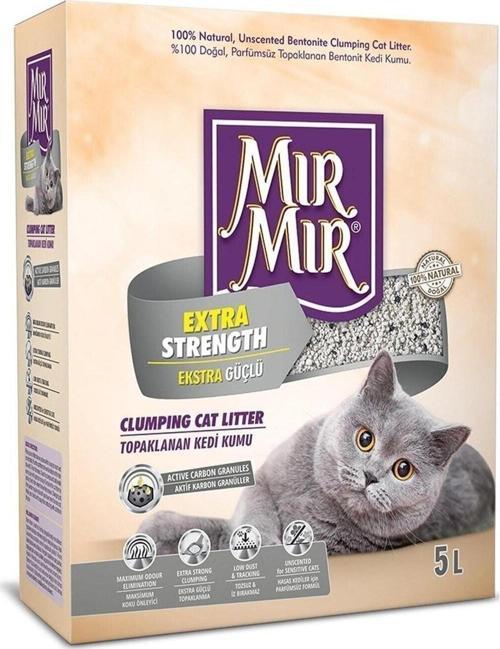 Aktif Karbonlu Bentonit Kedi Kumu 5 l