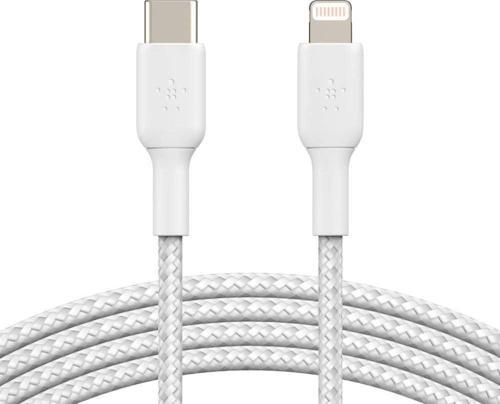 CAA004bt2MWH 2M BC Örgülü Lightning USB-C Kablo