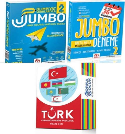 2. Sınıf Jumbo Soru Bankası Ve Tüm Dersler Deneme Ve Türk Cumhuriyetlerine Yolculuk Hikaye