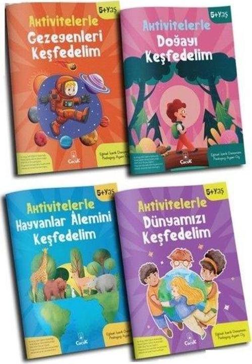 Aktivitelerle Keşfedelim Serisi Seti - 4 Kitap Takım