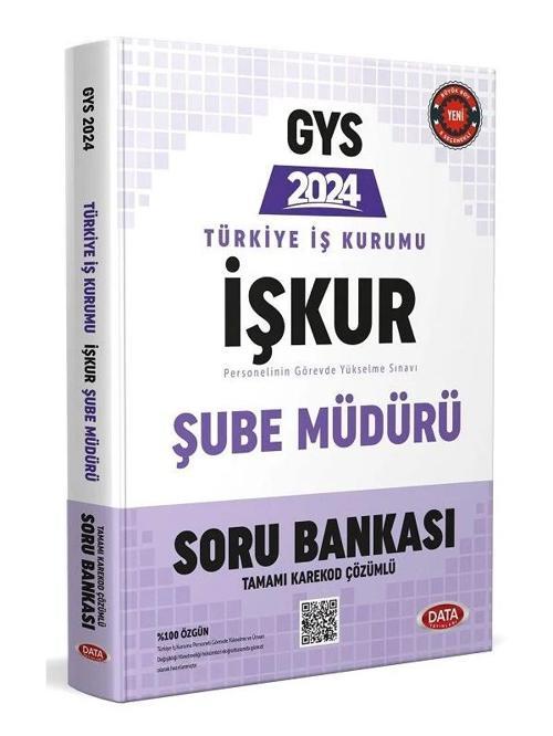 Data Yayınları 2024 GYS İŞKUR Türkiye İş Kurumu Soru Bankası