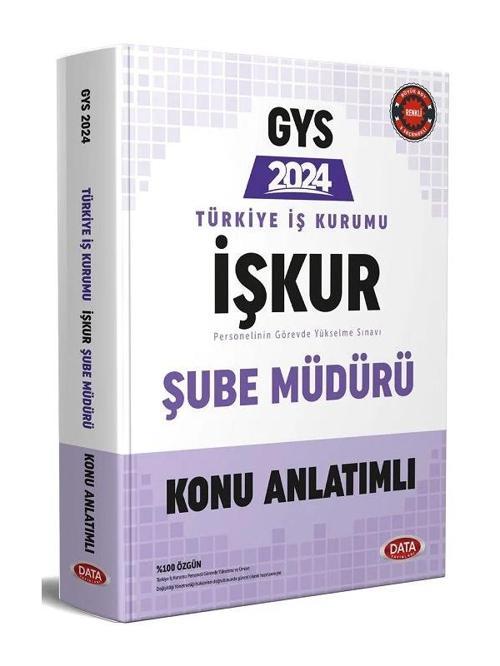 Data Yayınları 2024 Türkiye İş Kurumu İŞKUR GYS Hazırlık Kitabı