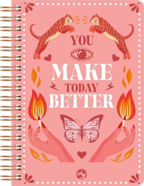 Utopia Spiralli Defter Düz Make Better 17x24 cm