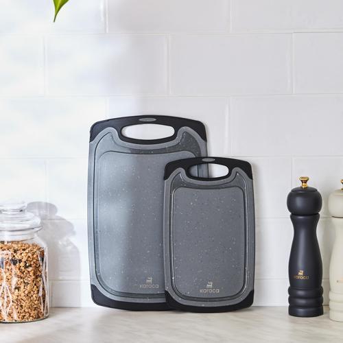 Daily Granit Desenli Gri 2'li Kesme Tahtası