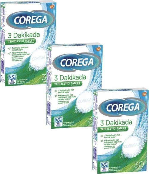 3 Dakikada Diş Protezi Temizleyici Tablet 30 Tablet (3 Adet)