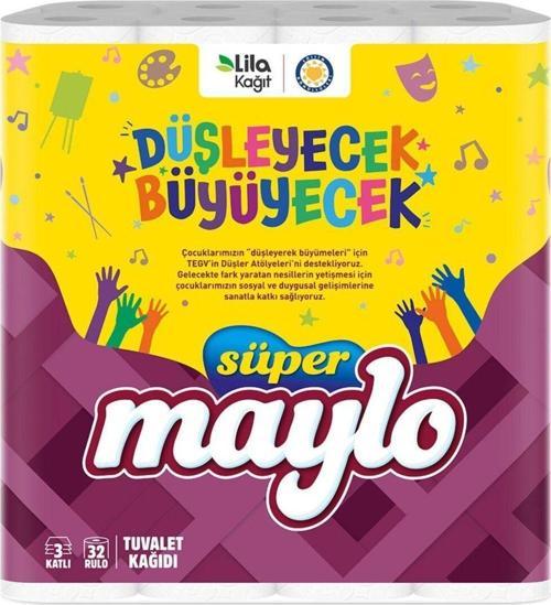 Süper Maylo Tegv Tuvalet Kağıdı 32'li