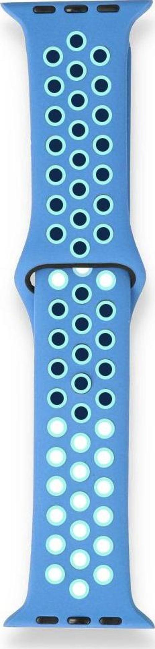 Apple Watch 38 40 41 mm Uyumlu Point Spor Silikon Kordon