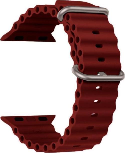 Apple Watch 42/44/45/49 mm Uyumlu Ocean Silikon Kordon