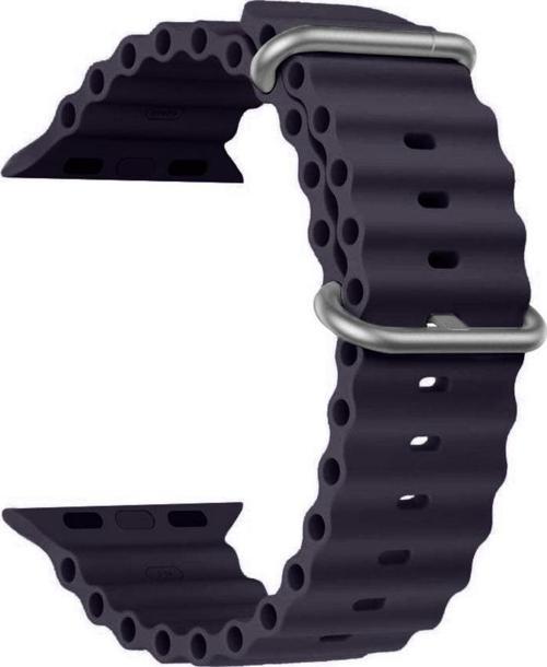 Apple Watch 42/44/45/49 mm Uyumlu Ocean Silikon Kordon