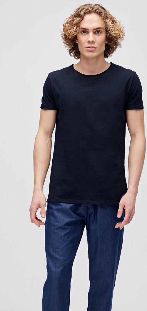 O-Neck T-Shirt Lacivert Basic Erkek Tişört