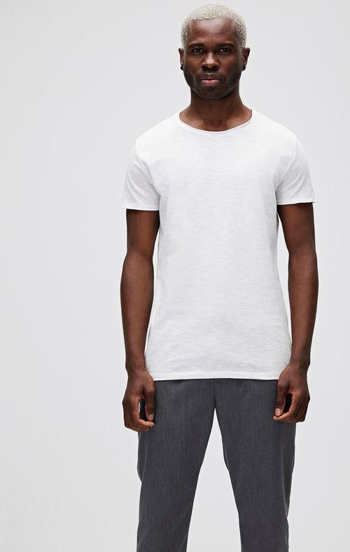 O-Neck T-Shirt Off-White Beyaz Basic Erkek Tişört