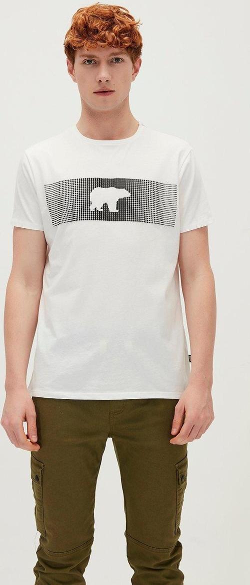 Fancy T-Shirt Off-White Beyaz 3D Baskılı Erkek Tişört