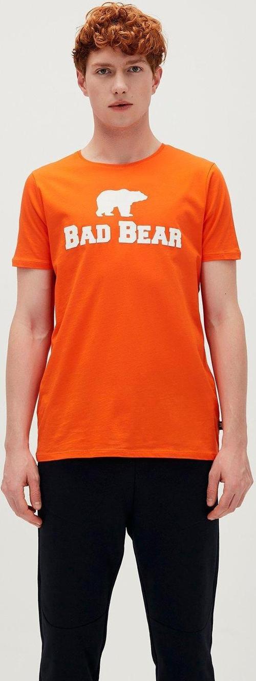 Bear Tee T-Shirt Turuncu Baskılı Erkek Tişört