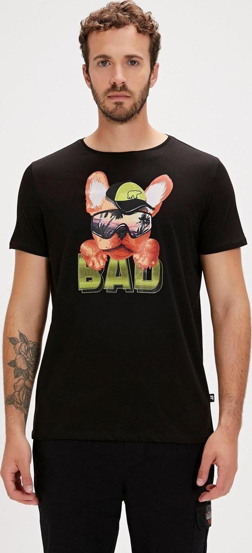 Spark Siyah Baskılı Erkek Tişört