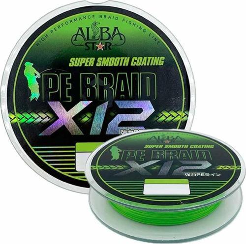 Carrier 12x Pe İp Misina TEST ÜRÜNÜDÜR FLUO GREEN-0.10MM - 150M - 10.30KG