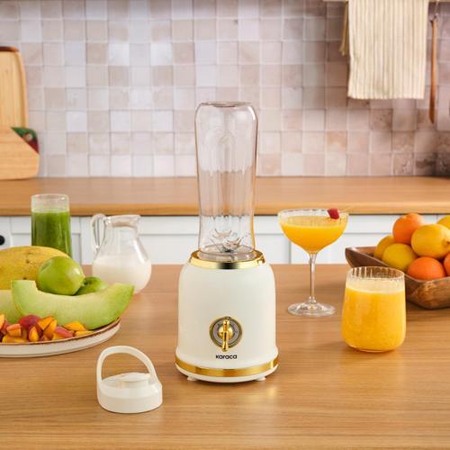 Retro Personal Kişisel Smoothie Blender Cream